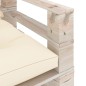 vidaXL Sofá de palets de jardín con cojines verdes madera de pino vidaXL Sofá de palets de jardín con cojines verdes madera de pino