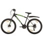 vidaXL Bicicleta montaña 21 velocidades 26 pulgadas rueda 46 cm negro vidaXL Bicicleta montaña 21 velocidades 26 pulgadas rueda 46 cm negro