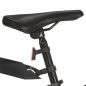 vidaXL Bicicleta montaña 21 velocidades 26 pulgadas rueda 36 cm negro