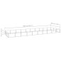 vidaXL Perrera plateada 30 m² acero vidaXL Perrera plateada 30 m² acero