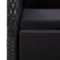 vidaXL Juego de comedor para jardín 3 piezas negro vidaXL Juego de comedor para jardín 3 piezas negro
