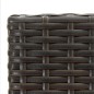 vidaXL Conjunto de bar para jardín 9 piezas marrón vidaXL Conjunto de bar para jardín 9 piezas marrón