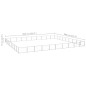 vidaXL Perrera plateada 90 m² acero vidaXL Perrera plateada 90 m² acero
