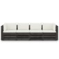 vidaXL Sofá de palets 4 plazas cojines gris madera de pino impregnada vidaXL Sofá de palets 4 plazas cojines gris madera de pino impregnada
