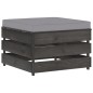vidaXL Muebles de jardín 7 piezas con cojines madera impregnada gris vidaXL Muebles de jardín 7 piezas con cojines madera impregnada gris