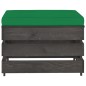 vidaXL Muebles de jardín 8 piezas con cojines madera impregnada gris vidaXL Muebles de jardín 8 piezas con cojines madera impregnada gris