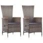 vidaXL Juego de comedor para jardín de 5 piezas gris vidaXL Juego de comedor para jardín de 5 piezas gris