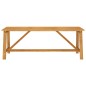 vidaXL Juego de comedor para jardín 7 piezas marrón