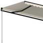 vidaXL Toldo retráctil manual crema 350x250 cm vidaXL Toldo retráctil manual crema 350x250 cm