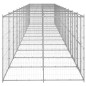 vidaXL Perrera de exterior de acero galvanizado 29,04 m² vidaXL Perrera de exterior de acero galvanizado 29,04 m²