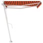vidaXL Toldo de pie automático naranja y marrón 350x250 cm vidaXL Toldo de pie automático naranja y marrón 350x250 cm