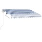 vidaXL Toldo de pie automático azul y blanco 350x250 cm vidaXL Toldo de pie automático azul y blanco 350x250 cm