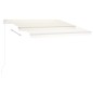 vidaXL Toldo automático con LED y sensor de viento crema 350x250 cm vidaXL Toldo automático con LED y sensor de viento crema 350x250 cm