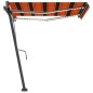 vidaXL Toldo de pie automático naranja y marrón 300x250 cm vidaXL Toldo de pie automático naranja y marrón 300x250 cm