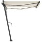 vidaXL Toldo de pie automático crema 350x250 cm vidaXL Toldo de pie automático crema 350x250 cm