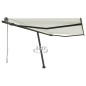 vidaXL Toldo de pie automático crema 450x300 cm vidaXL Toldo de pie automático crema 450x300 cm