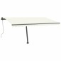 vidaXL Toldo de pie automático crema 450x300 cm vidaXL Toldo de pie automático crema 450x300 cm