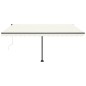vidaXL Toldo de pie automático crema 450x300 cm vidaXL Toldo de pie automático crema 450x300 cm