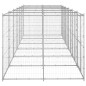 vidaXL Perrera de exterior de acero galvanizado 14,52 m² vidaXL Perrera de exterior de acero galvanizado 14,52 m²