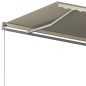 vidaXL Toldo de pie automático crema 450x300 cm vidaXL Toldo de pie automático crema 450x300 cm