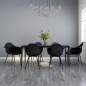 vidaXL Sillas de comedor 6 unidades negras PP vidaXL Sillas de comedor 6 unidades negras PP