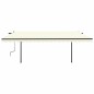vidaXL Toldo automático con LED y sensor de viento color crema 5x3 m vidaXL Toldo automático con LED y sensor de viento color crema 5x3 m