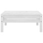vidaXL Juego de muebles de jardín 5 piezas madera maciza pino blanco
