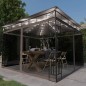 vidaXL Cenador mosquitera y tira de luz LED taupé 3x3x2,73m 180 g/m² vidaXL Cenador mosquitera y tira de luz LED taupé 3x3x2,73m 180 g/m²
