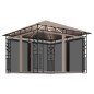 vidaXL Cenador mosquitera y tira de luz LED taupé 3x3x2,73m 180 g/m² vidaXL Cenador mosquitera y tira de luz LED taupé 3x3x2,73m 180 g/m²