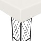 vidaXL Cenador con tira de luces LED 3x3 m tela color crema vidaXL Cenador con tira de luces LED 3x3 m tela color crema
