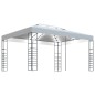 vidaXL Cenador con tira de luces LED blanco 4x3x2,7 m vidaXL Cenador con tira de luces LED blanco 4x3x2,7 m