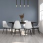 vidaXL Sillas de comedor 6 unidades blancas PP