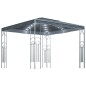 vidaXL Cenador con tira de luces LED gris antracita 300x300 cm vidaXL Cenador con tira de luces LED gris antracita 300x300 cm