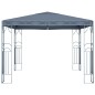 vidaXL Cenador con tira de luces LED gris antracita 300x300 cm vidaXL Cenador con tira de luces LED gris antracita 300x300 cm