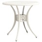 vidaXL Mesa y sillas de bistró 5 piezas aluminio fundido blanco vidaXL Mesa y sillas de bistró 5 piezas aluminio fundido blanco