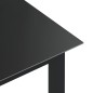 vidaXL Juego de comedor para jardín 9 piezas aluminio gris antracita vidaXL Juego de comedor para jardín 9 piezas aluminio gris antracita