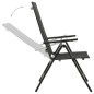 vidaXL Juego de comedor para jardín 9 piezas aluminio gris antracita vidaXL Juego de comedor para jardín 9 piezas aluminio gris antracita