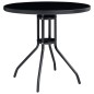 vidaXL Set de comedor para jardín 5 piezas aluminio y textilene negro vidaXL Set de comedor para jardín 5 piezas aluminio y textilene negro
