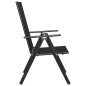 vidaXL Juego de comedor de jardín 5 piezas aluminio negro vidaXL Juego de comedor de jardín 5 piezas aluminio negro