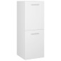 vidaXL Conjunto de muebles de baño aglomerado blanco 