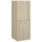 vidaXL Juego de muebles de baño madera de ingeniería roble Sonoma vidaXL Juego de muebles de baño madera de ingeniería roble Sonoma