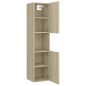 vidaXL Juego de muebles de baño madera de ingeniería roble Sonoma vidaXL Juego de muebles de baño madera de ingeniería roble Sonoma