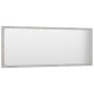 vidaXL Juego de muebles de baño madera de ingeniería gris hormigón