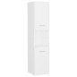 vidaXL Juego de muebles de baño madera de ingeniería blanco vidaXL Juego de muebles de baño madera de ingeniería blanco