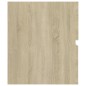 vidaXL Mueble con lavabo madera de ingeniería roble Sonoma vidaXL Mueble con lavabo madera de ingeniería roble Sonoma
