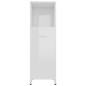 vidaXL Juego de muebles de baño de 4 piezas blanco brillante vidaXL Juego de muebles de baño de 4 piezas blanco brillante