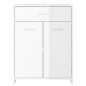 vidaXL Juego de muebles de baño de 4 piezas blanco brillante vidaXL Juego de muebles de baño de 4 piezas blanco brillante