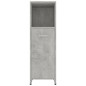vidaXL Juego de muebles de baño 4 uds madera ingeniería gris hormigón vidaXL Juego de muebles de baño 4 uds madera ingeniería gris hormigón