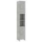 vidaXL Juego de muebles de baño 4 uds madera ingeniería gris hormigón vidaXL Juego de muebles de baño 4 uds madera ingeniería gris hormigón