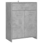 vidaXL Juego de muebles de baño 4 uds madera ingeniería gris hormigón vidaXL Juego de muebles de baño 4 uds madera ingeniería gris hormigón